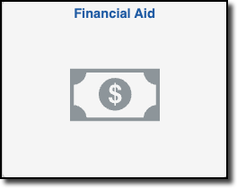 Financial Aid tile in myWSU
